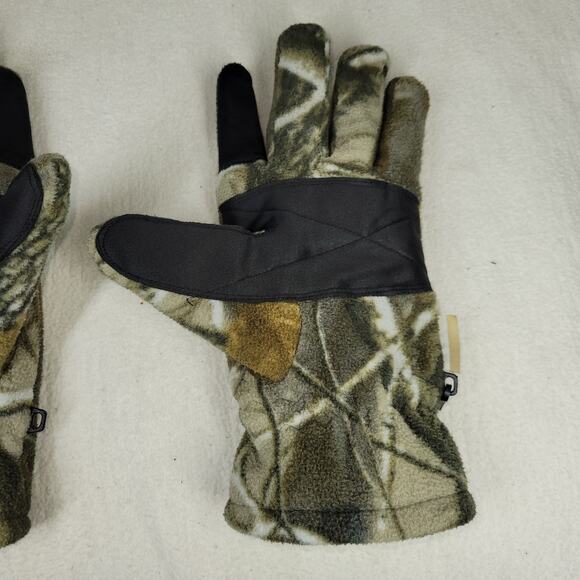 Outfitters Ridge Gloves Camo Green Woodlands Gorpcore Cold Warm Hunter Hunting - Picture 6 of 11
